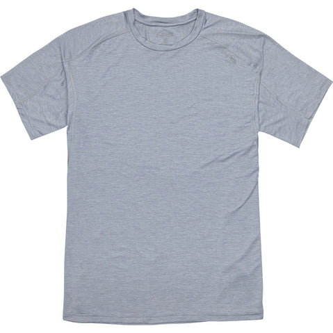 NRS Men's Silkweight Short-Sleeve Shirt in Stone front