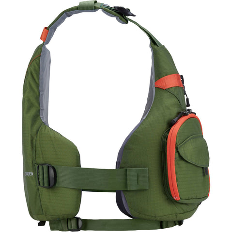 NRS Zander Fishing Lifejacket (PFD) in Charcoal side