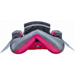 Outcast Cruzer Float Tube in Cranberry back