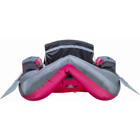 Outcast Cruzer Float Tube in Cranberry back