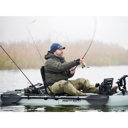 Point 65 N Kingfisher Angler Modular Fishing Kayak in lifestyle