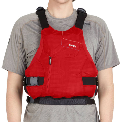 NRS Ion Lifejacket (PFD) in Red model front