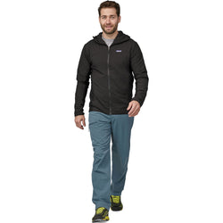 Patagonia Men's Nano-Air Light Hybrid Hoody model in black full length