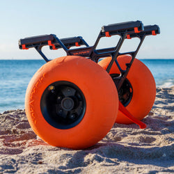 TowNStow Bunkster Kayak Cart with Sand Tires lifestyle
