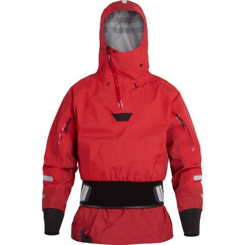 NRS Men's Orion Paddling Jacket in Red front up