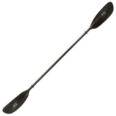 Werner Ovation Carbon Straight Shaft Kayak Paddle angle