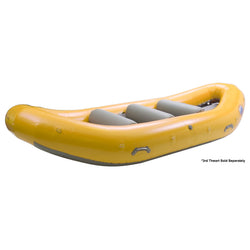 AIRE Super Duper Puma Self-Bailing Raft with 2 Thwarts in Yellow angle