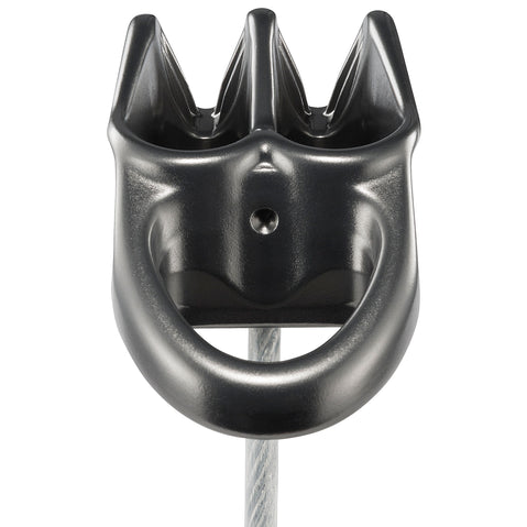 Petzl Reverso Belay Device in Gray back view