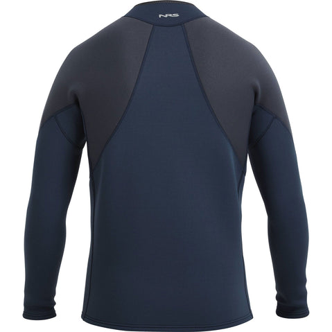 NRS Men's Ignitor Wetsuit Jacket in Slate back