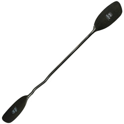 Werner Double Diamond Carbon Bent Shaft Whitewater Kayak Paddle in Carbon angle