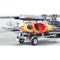 Malone MicroSport XT Kayak Trailer with kayak loaded