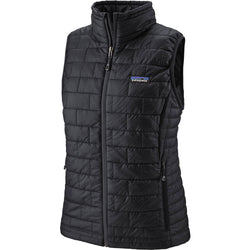 Patagonia Women's Nano Puff Vest in Black angle