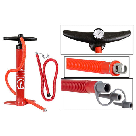 Sea Eagle Fishing Explorer 350FX Inflatable Kayak Deluxe Solo Package air pump