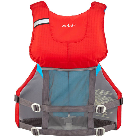 NRS Women's Zoya Kayak Lifejacket (PFD) (Closeout) in Red back