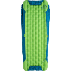 Big Agnes Roxy Ann 3N1 30 Degree Down Sleeping Bag in Lyons Blue/Teal pad view