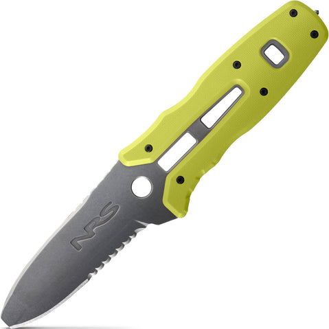NRS Pilot SAR Knife in Safety Yellow left