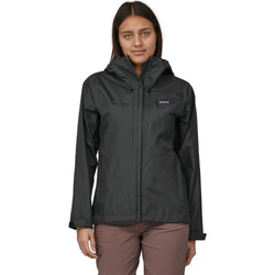 Patagonia Women's TorrentShell 3L Jacket model in black front