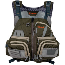 Kokatat Leviathan Fishing Kayak Lifejacket in Olive front