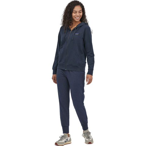 Patagonia Women's Ahnya Full-Zip Hoody smolder blue model full length