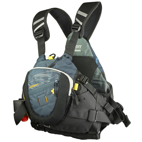 Stohlquist Descent Rescue Lifejacket (PFD) in navy angle