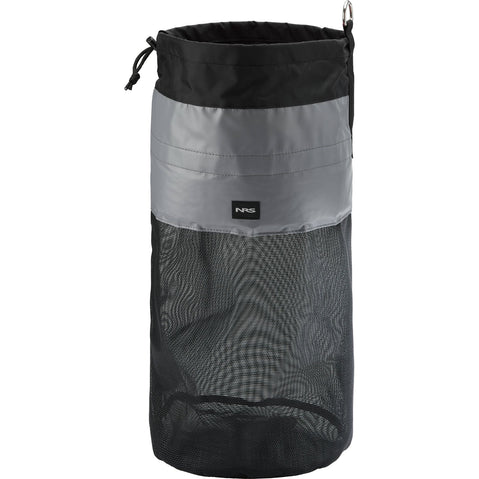 NRS Mesh Drag Bag in Black Open