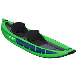 Star Raven II Inflatable Kayak in Lime front