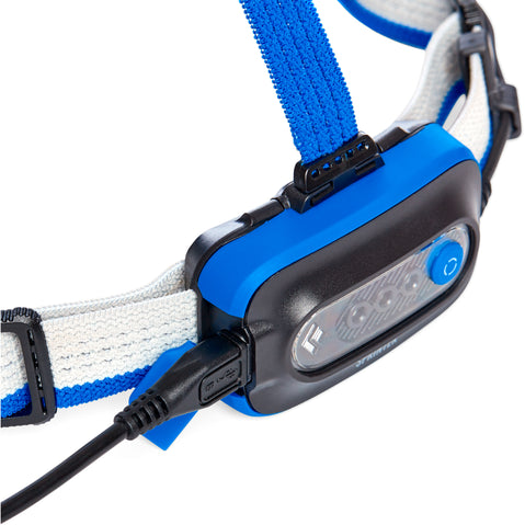 Black Diamond Sprinter 500 Headlamp in Ultra Blue side