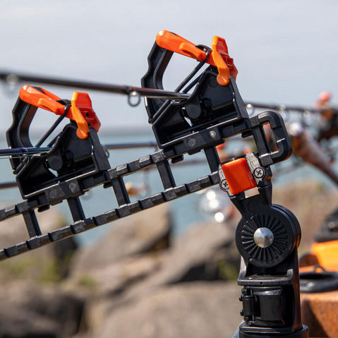 YakAttack SideStage Pro Rod Holder Rack lifestyle