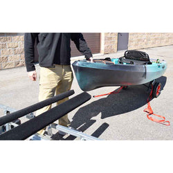 Malone EcoLight 1-Boat Kayak Trailer Package kayak loading