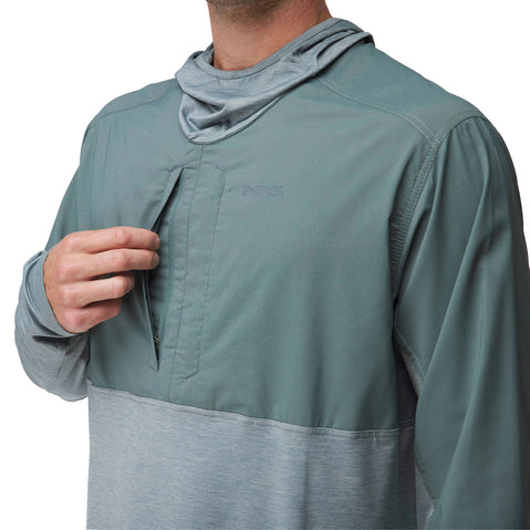 NRS Men's Silkweight Hybrid Hoodie