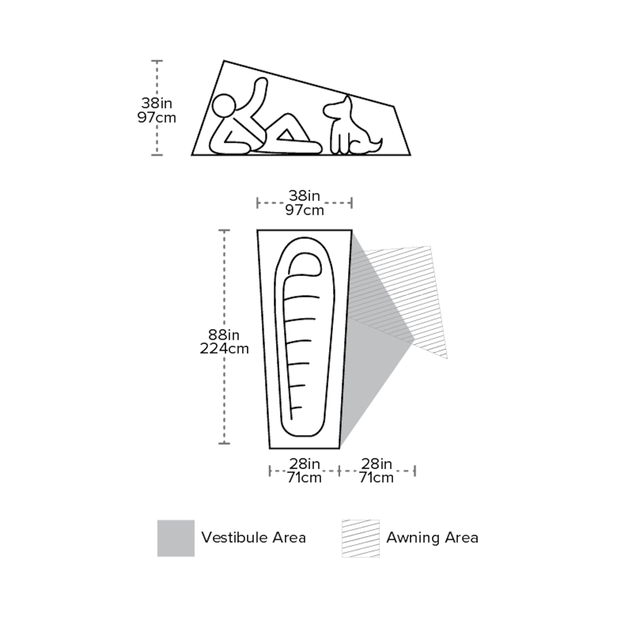 Big Agnes Copper Spur HV UL 1 Person Backpacking Tent (Closeout)