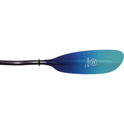Werner Camano Fiberglass Bent Shaft Kayak Paddle in Gradient Abyss blade