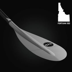 NRS Fortuna 100 Travel 3-Piece SUP Paddle blade back