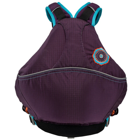 Astral Otter 2.0 Kid's Lifejacket (PFD) in Eggplant back