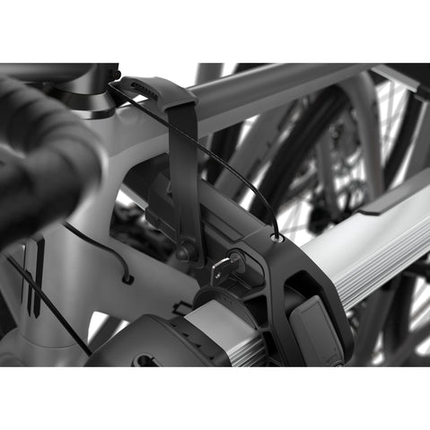 Thule OutWay Hanging 3 Bike Trunk Rack in Silver/Black side