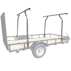 Malone TopTier Utility Trailer Cross Bar System highlighted on a trailer