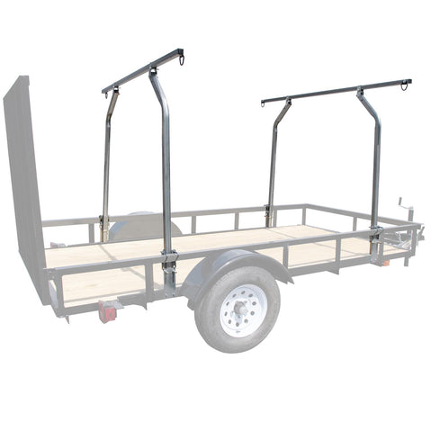 Malone TopTier Utility Trailer Cross Bar System highlighted on a trailer