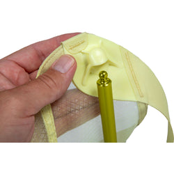 Nemo Equipment Moonlite Elite Reclining Camp Chair in Citron corner detail