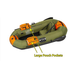 Sea Eagle PackFish7 Fishing Kayak Pro Package angle