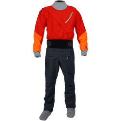 Kokatat Men's Meridian GORE-TEX Pro Dry Suit in Red front