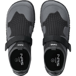 NRS Men's Kicker Wetshoes in Black left side