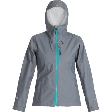 NRS Women's Teeko Paddling Jacket in Gray front