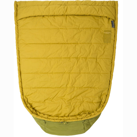 Big Agnes Echo Park 0 Degree Synthetic Sleeping Bag in Green/Olive Bottom