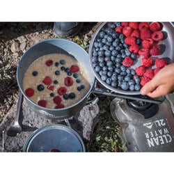 MSR WindBurner Combo cooking