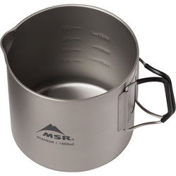 MSR Titan Kettle in 1.4L volume marks
