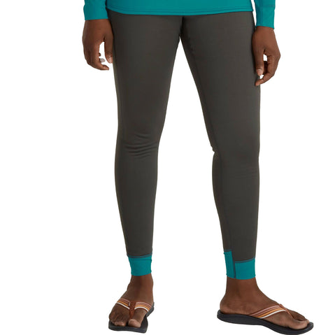 NRS Women's Expedition Weight Pants in Graphite model view frontcrop