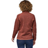 Patagonia Women's Better Sweater 1/4 Zip Top in Burl Red model back