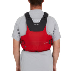 NRS Odyssey Lifejacket (PFD) in Red model back
