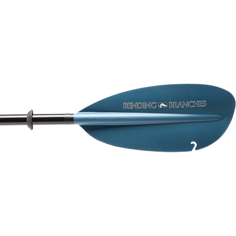 Bending Branches Angler Classic Versa-Lok 2-Piece Kayak Fishing Paddle in Tidal Blue left side blade