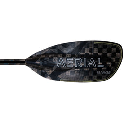 Aqua-Bound Aerial Minor Carbon Straight Shaft 1-Piece Kayak Paddle right blade backside